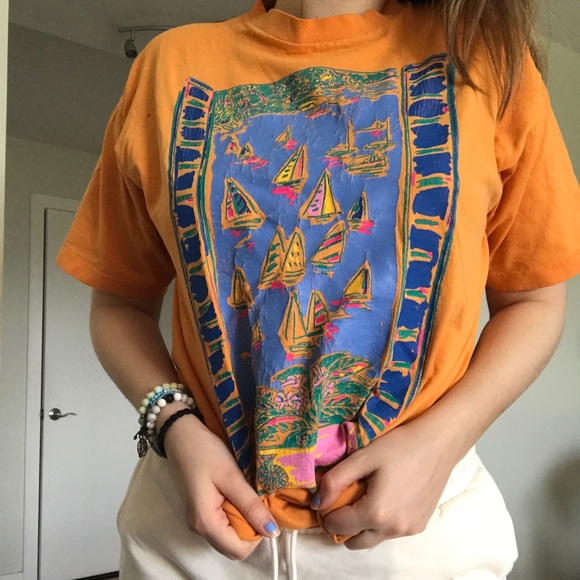 Tops - Vintage Sailboat Tee